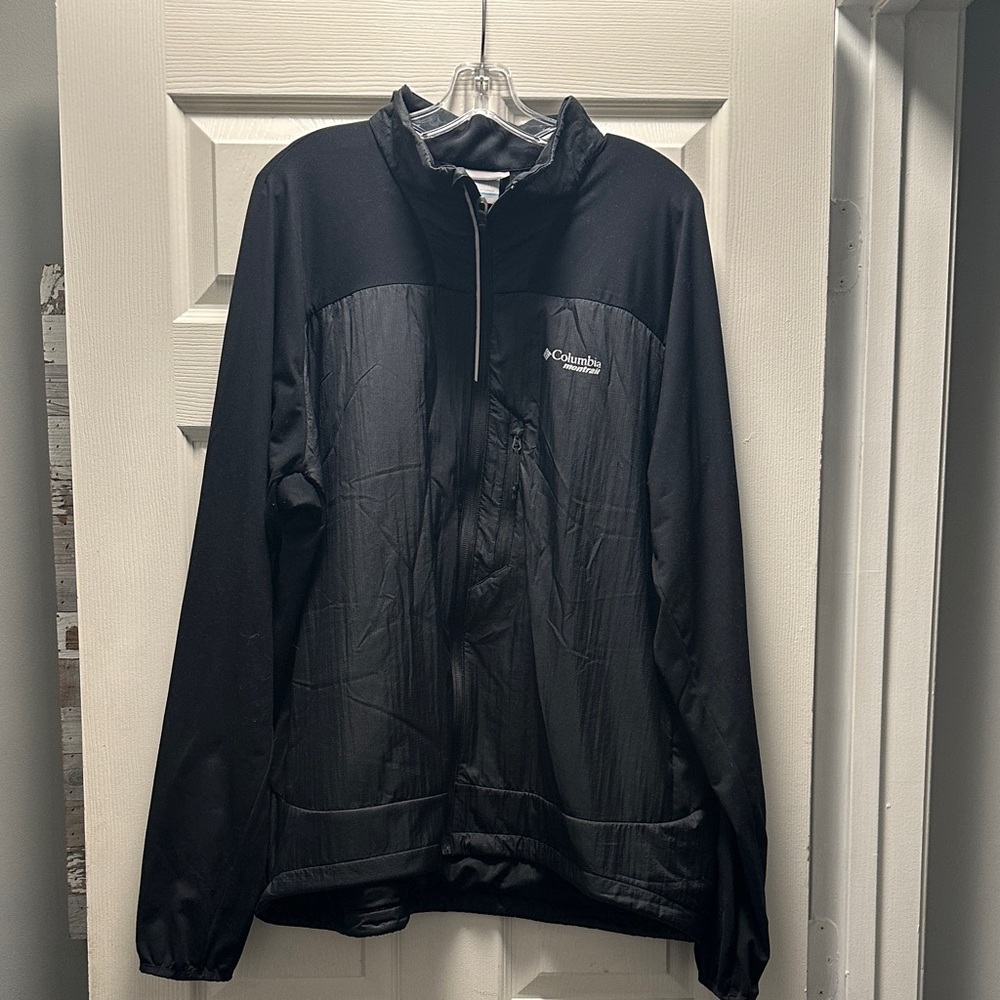 Columbia Men's Black Windbreaker Jacket